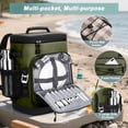 thumbnail image 3 of Mochila térmica YOUNGOA, grande, 30 L, aislante, impermeable, verde, 3 of 7