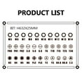 thumbnail image 2 of Walmeck 38 in 1 Household Labor Saving Ratchet Screwdriver Bit Set Multipurpose Tool Kit Hardware Tools Combination Wrenches Toolbox Hand Tool Sets, 2 of 7