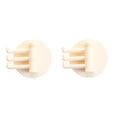 thumbnail image 1 of decor hangers,Adhesive Hook Rotatable Strong Bearing Stick Hook Bathroom Wall Rack Tools 2PC ornament hooks,Yellow, 1 of 1