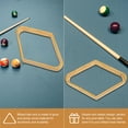 thumbnail image 2 of KONTONTY 1Set Khaki Billiard Rack With A Retro Style For Pool Table Accessories At Home, 2 of 8