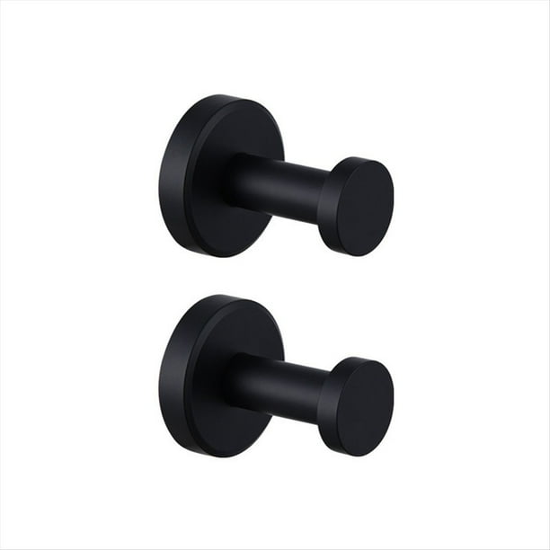2 para Ducha, Baño, Cocina, Puerta de Vidrio, Espejo, Azulejo, , Toalla, Abrigo, Albornoz, Gancho para Colgar, Negro