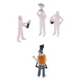thumbnail image 4 of 1:64 Race Car Driver & Photographer Figures for Siku Sand Table Scene - White, 4 of 8