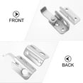 thumbnail image 3 of OULII 2 Pcs Loquet de Sécurité pour Porte Argent Acier Inoxydable Boucle Carrée pour Porte d'Armoire, 3 of 8