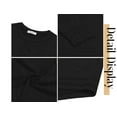 thumbnail image 6 of Fantaslook Lightweight Sweatshirts for Women Long Sleeve Crew Neck Tops Casual Curved Hem Shirts, 6 of 7