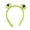 Grass green headband, variant on Fashion Party Lovely Cartoon Headbands Woman Girls Makeup Washing Face Headwear for Fancy Dress Event