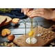 thumbnail image 2 of Tazas medidoras de vidrio de 1 litro Jarras con tapa Jarra medidora grande Vaso Taza medida Taza de vidrio para leche líquida Escala transparente con boquilla y mango aislado para líquido frío/calient, 2 of 5