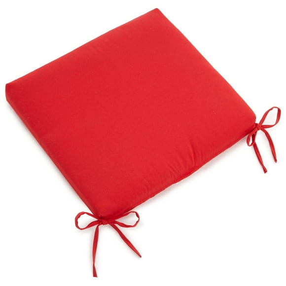 Cojín de sarga Pillow Blazing Needles para silla, 51 x 48 cm, color rojo