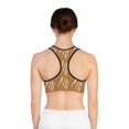 thumbnail image 4 of Effete Feline Claw Marks Scratch Sports Bra (AOP), 4 of 4