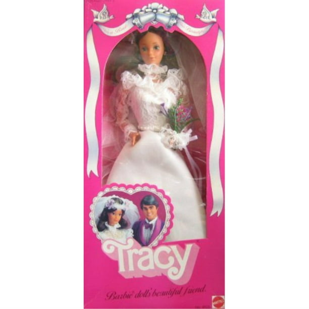 Acechar Irregularidades Al frente Tracy Barbie Doll She\'s a Bride! She\'s Beautiful! (1982) Mattel 4103 -  Walmart.com