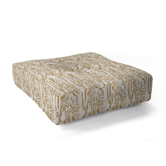 Society6 Holli Zollinger Kikka Sand Square Floor Pillow