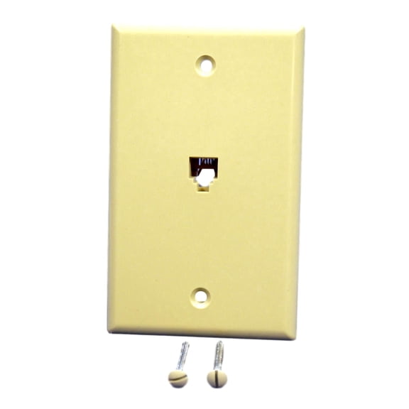 Leviton 4625B-44I Telephone Wall Jack Assembly