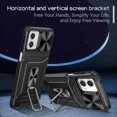 thumbnail image 5 of Allytech Shockproof Case for Moto G 5G 2023, Military Grade Protective Hybrid Rugged Kickstand Sliding Camera Lens Protective Phone Case Cover for Motorola Moto G 5G 2023 - Black, 5 of 10