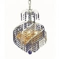 thumbnail image 2 of 8053 Spiral Collection Hanging Fixture D14in H16in Lt:3 Chrome Finish (Royal Cut Crystals)-Finish:Chrome, 2 of 2
