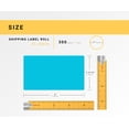 thumbnail image 3 of HOUSELABELS Compatible DYMO 30256 BLUE Shipping Labels (2-5/16" x 4"), strong permanent adhesive, compatible with DYMO LW 450, 4XL, Rollo & Zebra Desktop Printers, 50 Rolls /15000 Labels, 3 of 9