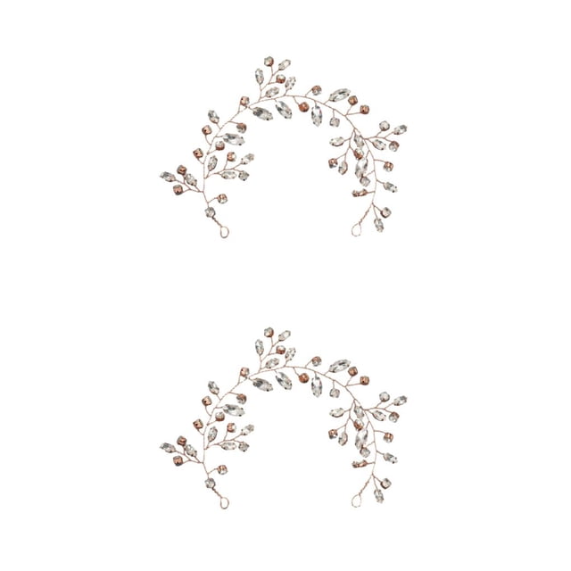 Jumpingount Elegantes enredaderas para el pelo de boda hechas de aleación, ligeras y no fáciles de romper, enredaderas para el pelo de boda Type1 NO1