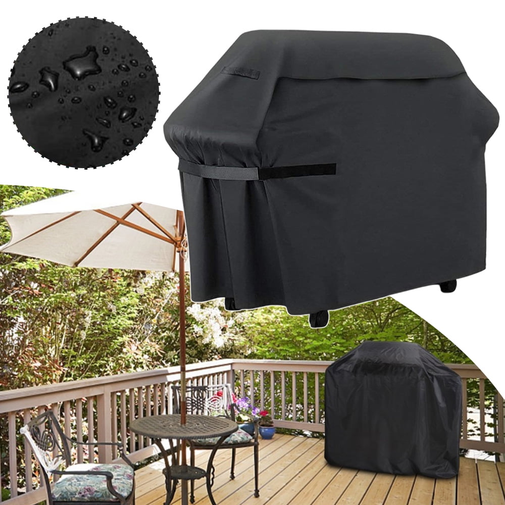 Heavy Duty Oxford Cloth Kettle BBQ Covers Heat Resistant with Storage Bags Indoor Outdoor Waterproof Barbecue Covers