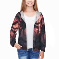 Cauagu Giant Monster Over City Print Sun Protection Jacket for Teen
