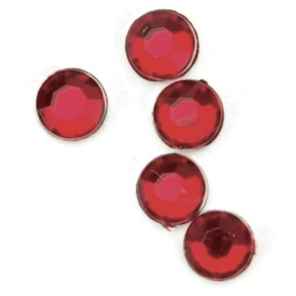 Rhinestones Round 7Mm 32/Pkg-Ruby