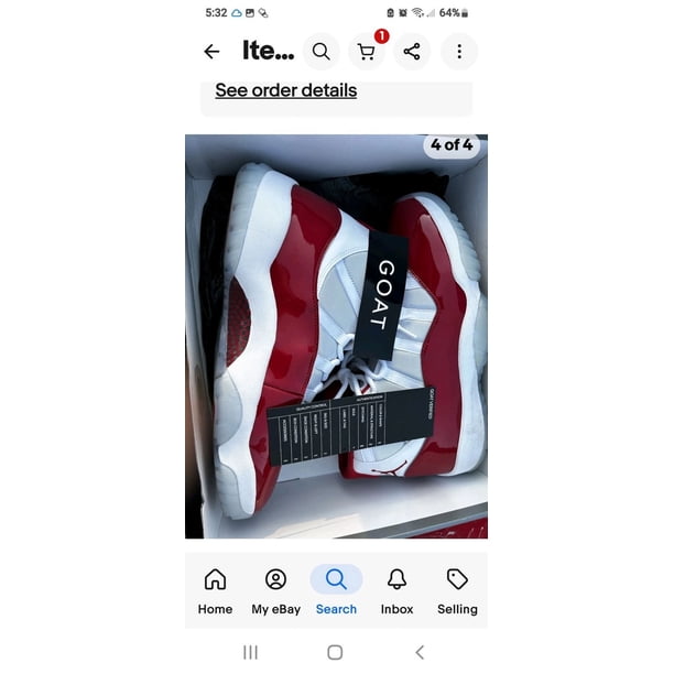 Size 15 - Jo r-dan 11 Retro High Cherry Like New Never Worn