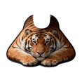 thumbnail image 2 of Blateno U-Shaped Animal Print Diatom Mud Toilet Floor Mat, Super Absorbent Quick Dry Non-Slip Bathroom Rug, Machine Washable Cute Cat Tiger Dog Decor Mat for Toilet Shower Entry, 2 of 6