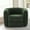 Green, variant on 360-Degree Swivel Accent Chair, Comfy Teddy Upholstery Barrel Chair , 37" Pumpkin-Shaped Accent Chair for Living Room, Bedroom, or Office, White