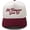 My Therapist Gave Up - Burgundy/Beige, variant on Two Tone Vintage Snapback Hat - My Therapist Gave Up - Burgundy/Beige