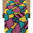 thumbnail image 2 of The Nightmare Before Christmas Sally Table Runner Halloween Birthday Theme Party Decor Dining Room Home Kitchen Table Decoration (13.8" x 71"), 2 of 4