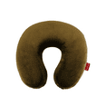 thumbnail image 3 of Bookishbunny Child Size or Small Adult Soft Memory Foam U Shape Travel Pillow Brown, 3 of 7