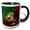 Black/White, variant on 3drose, Red-eyed Tree Frog (agalychnis Callidryas) - Na02 Aje0387 - Adam Jones, 11oz Two-tone Red Mug