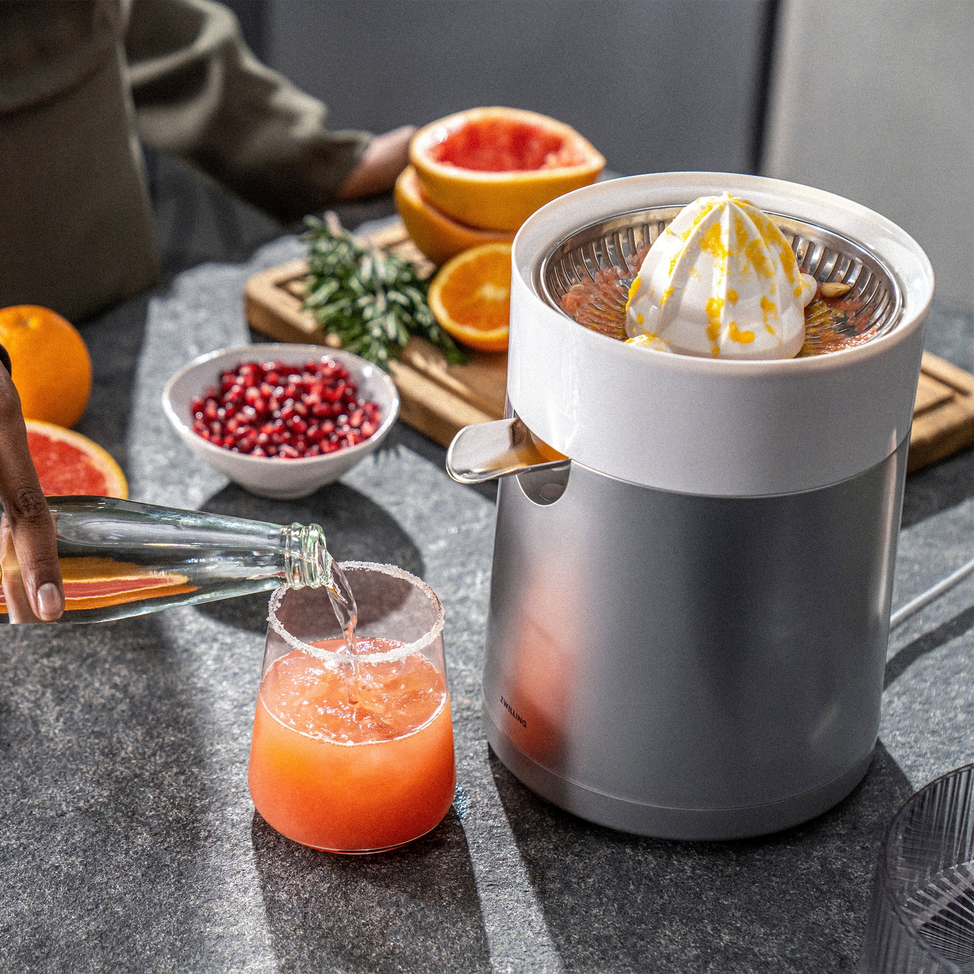 ZWILLING Enfinigy Citrus Juicer, Silver