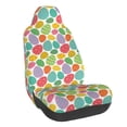 thumbnail image 1 of Balery colorful easter eggs Funda de Asiento para Auto con Diseño - Cubierta Frontal Suave y Transpirable con Protector Antideslizante- 1 Unidad, 1 of 5