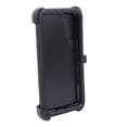 thumbnail image 3 of Funda para teléfono para Galaxy S21 UltraRugged con protección de puertos Incluye funda protectora con clip y soporte en color negro, 3 of 15