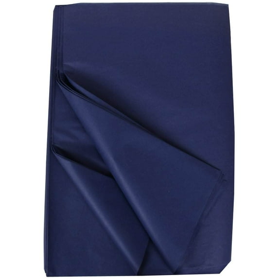 JAM Paper Gift Tissue Paper, Navy Blue, 480 Sheets/Ream
