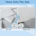 thumbnail image 3 of URBY 25pcs Plus Size Disposable Aprons Extra Wide, Plastic Material, White, 3 of 6