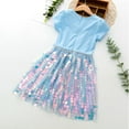 thumbnail image 6 of Girl Princess Costume Snow Party Dress Halloween Cosplay Dress up, 6 of 7