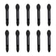 thumbnail image 1 of 10 brochas desechables de doble punta para sombras de ojos, aplicadores de maquillaje ovalados con punta de esponja (negro), 1 of 7