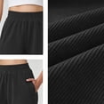 thumbnail image 5 of Bnwani Pants for Women, Fashion straight-leg Daily Trousers with Pockets Elastic Waist, 5 of 9