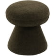 thumbnail image 4 of Meridian Furniture Drum Green Faux Shearling Teddy Fabric Ottoman/Stool, 4 of 5