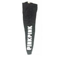thumbnail image 3 of Victoria's Secret Pink Fleece Classic Jogger Pant Sweatpants Black Marl Logo, Small NWT, 3 of 3