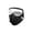 D001- Black, variant on Workout Cycling Face Mask, Exercise Mask, Full Face Respirator Mask, Face Mask with Visor, Rose Magenta 1Pc with Detachable Eye, Anti-Fog Design, Replaceable Filters, 14X6X5 Inch