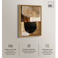 thumbnail image 2 of Soil Canvas Midcentury Abstract by Art Remedy, Gold Frame, 16" x 24", 2 of 7