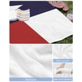 thumbnail image 6 of Blue Red White Texas Flag with Star,Beach Towels Oversized Super Absorbent,Minimalistic Geometric Stripe Lightweight Bath Towel Quick Dry Sets For Bathroom/Pool/Rv Camping/Beach Play/Gym Room 30"x60", 6 of 8