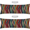 thumbnail image 5 of Boho Body Pillow Cover 20x54 Pillow Case Bohemian Cushion Long Pillowcase with Zipper Rustic Southwestern Rectangle Pillow Covers Decorative Bedding Pillow Cases for Bedroom,Couch, 5 of 6