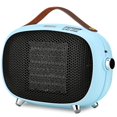 thumbnail image 1 of Calefactor eléctrico mini Teioe 800W, 3 modos, seguridad, azul cielo, 1 of 6
