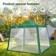 thumbnail image 5 of YUSAZENS Waterproof Outdoor Pop Up Screen Tent, 10 ft by 10 ft Gazebo with Mesh Netting Walls Air Vent, for Camping Picnics Backyard Parties, 5 of 6