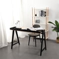 thumbnail image 5 of Pemberly Row Mid-Century Contemporary Desk in Natural and Black, 5 of 6