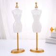 thumbnail image 2 of 5Pcs Robe de Poupée Forme Robe en Tissu Plastique Démontable Présentoir Support Mannequin Stand pour Robes de Poupée, 2 of 8