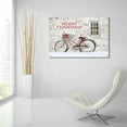 thumbnail image 6 of Epic Art 'Merry Christmas Bicycle' by Lori Deiter Acrylic Glass Wall Art, 36"x24", 6 of 8