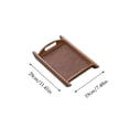 thumbnail image 3 of Miwamany Large Wooden Tray Platter with Handles, Rectangular Solid Wood Serving Board for Snacks Fruit, Decorative Organizer for Living Room Coffee Table Tea Room, 3 of 7