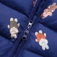 thumbnail image 6 of Usaibhir Baby Snowsuit Baby Printed Winter Clothes Hooded Warm Outfits Zipper Romper Coat Jumpsuit 0-12 Months, 6 of 9